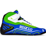 Ajokengät Sparco K-Run vihreä/sininen