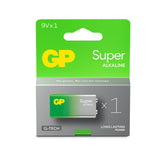 GP Super Alkaline 9V-paristo, 1604A / 6LF22, 1 kpl