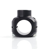 Putkikiinnike, alumiini musta 30 mm