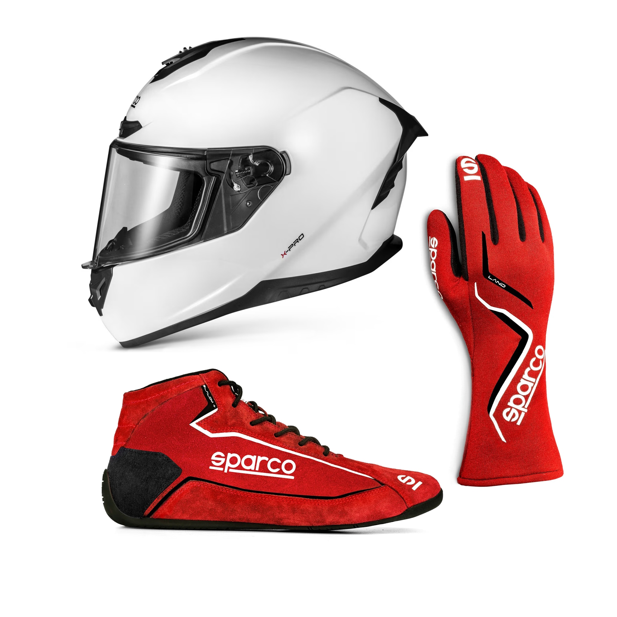 Track Day Kit White/Red